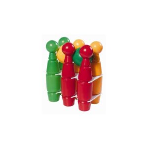 A1502453 - JUEGO DE DISPARO - 6 PINES DE PLÁSTICO - Androni Giocattoli