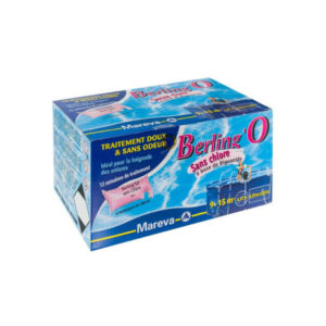 Mareva - Berling'o desinfectante sin cloro para piscinas de 9 a 15 m3 - 12 x 180mL - 100703U