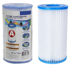 Cartuchos de filtro Intex para filtro Betterlife, compatible con Intex tipo A/C, azul, 1 unidad (paquete de 2)