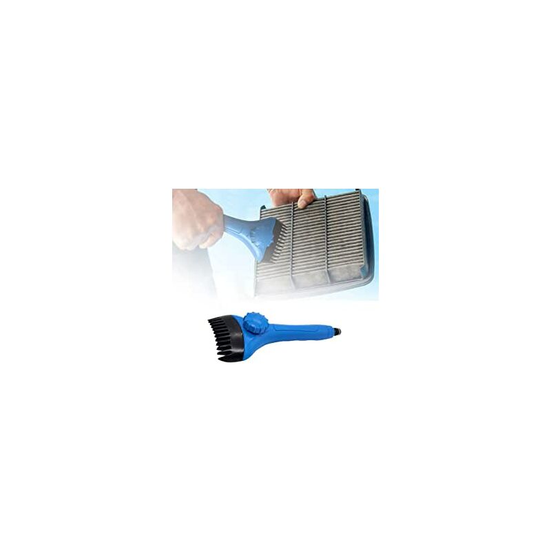 Cepillo de limpieza de filtro de piscina, limpiador de cartucho de filtro de piscina con 10 orificios de pulverización para aguas termales o filtro