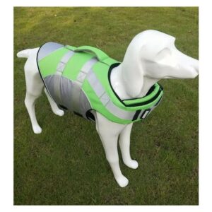 Chaleco Salvavidas Premium para perro, Talla L, color Verde