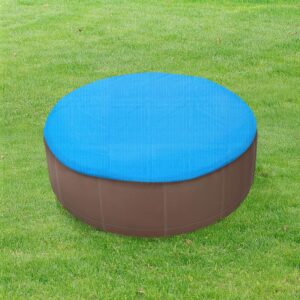 Cobertor Piscina - Redonda - Polietilen - 366 cm - Azul ® - [en.casa]