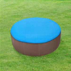 Cobertor Piscina - Redonda - Polietilen - 549 cm - Azul ® - [en.casa]