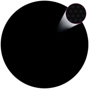 Vidaxl - Cubierta de piscina PE negra 381 cm