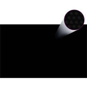 Vidaxl - Cubierta de piscina PE negro 260x160 cm