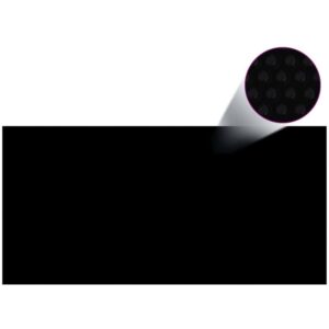 Vidaxl - Cubierta de piscina PE negro 450x210 cm