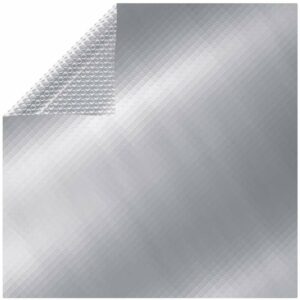 Cubierta de piscina PE plateado 450x220 cm