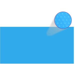 Vidaxl - Cubierta de piscina rectangular PE azul 1200x600 cm