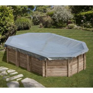 Cubiertas de Invierno para Piscinas de Madera Sunbay Ovalada Sevilla 2020 893x496 cm CI790208
