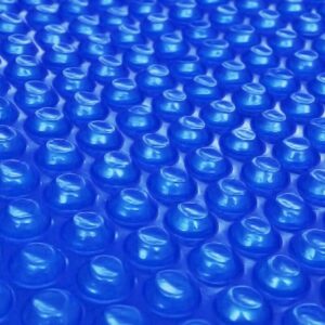 Cubierta solar de piscina de PE redonda y flotante 250 cm azul