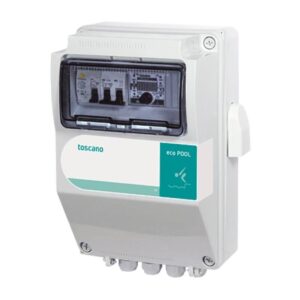 Cuadro de mando piscina ECO-POOL bomba monofásica con transformador 300W y diferencial - Toscano Bluetooth - Con Bluetooth