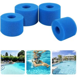 Esponja de filtro tipo S, espuma de filtro de piscina, filtro de piscina lavable reutilizable, filtro de esponja de cartucho, filtro de spa