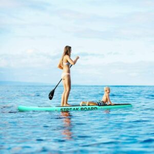 Tabla Paddle Surf Hinchable,305 X 76 X 15 cm,15cm de Grosor, Incluida Mochila,Accesorios, Bomba, para Todos los Niveles - Fixkit
