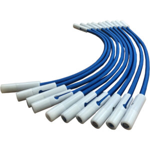 Tensores de goma regulables para cubierta de piscina. Kit 24 Ud Azules