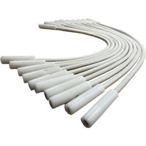 Tensores de goma regulables para cubierta de piscina. Kit 30 Ud Blancas