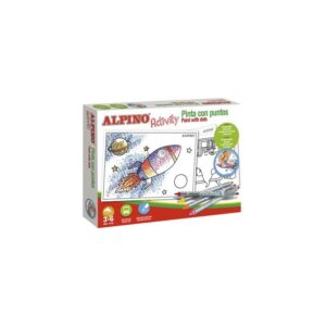 Juego alpino didactico activity pinta con puntos