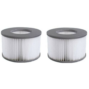 Set di 2 cartucce filtranti di ricambio per piscina gonfiabile Mspa, jacuzzi