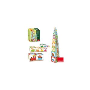 Juego diset didacticos cubos apilables figuras del bosque