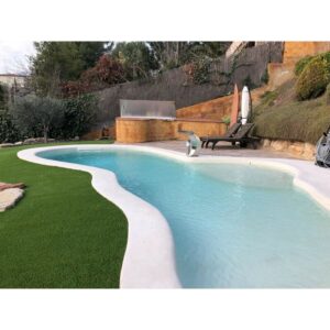 Kit de prueba revestimiento piscina de arena en CUARZO (3 m2) | Playa Punta Cana - Blanco