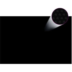 Vidaxl - Cubierta Solar Piscina PE Flotante Rectangular 6x4m Negro