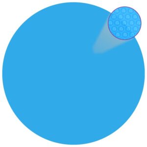 Cubierta Solar Piscina PE Flotante Redonda 250 cm Azul - Vidaxl