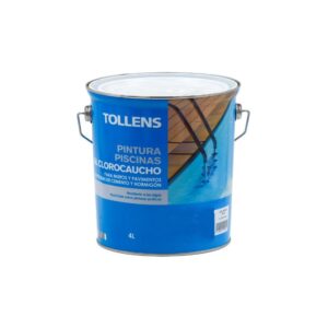 PINTURA CLOROCAUCHO PISCINAS TOLLENS 4 LT | Azul Claro 132 - Azul Claro 132