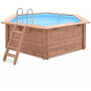 Obya - Piscina de Madera LUXE HEXA D.430 x 116 cm KIT Completo
