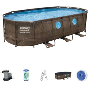 Bestway - Piscina pvc 549x274x122cm cart poliester/pvc imitaci