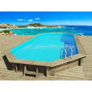 Piscina de madera Ibiza - 8.57 x 4.57 x 1.31 m