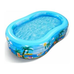 Fuienko - Piscinas hinchables, piscina familiar en el patio trasero, fiesta acuática al aire libre, patio, natación (240x150x56cm)