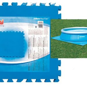 Bestway - Suelo piscina encajable 50x50cm eva azul 8 pz 58220