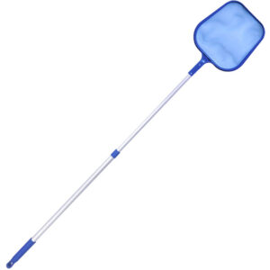 Recogehojas con pértiga telescópica Azul de Aluminio de 161 cm -