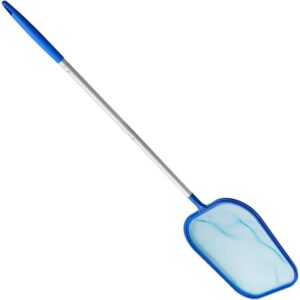 Redes de aterrizaje de superficie de piscina, hoja de skimmer de estanque de herramienta de red de piscina de malla
