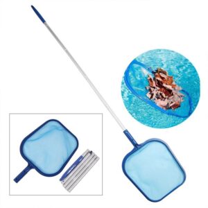 Redes para piscinas, redes para piscinas con mango telescópico, redes para piscinas para piscinas y limpieza de hojas y suciedad