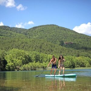 Aqua Marin - Stand Up Paddle hinchable- Super Trip 12'2' - Familiar, 15cm de grosor - Pack de stand up paddle (SUP) hinchable con bomba de alta