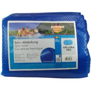 Cubierta solar para piscina ovalada PE azul 600x320 cm - Summer Fun