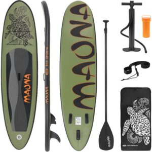 Surfboard stand up paddle surf tabla hinchable Maona SUP oliva 308cm +accesorios