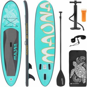 Surfboard stand up paddle tabla hinchable maona sup turquesa incluido accesorios