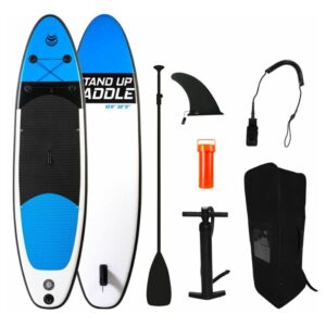 Tabla de paddle hinchable BLUE 10'8 (325x81x15cm) Con inflador, remo, leash, mochila de transporte