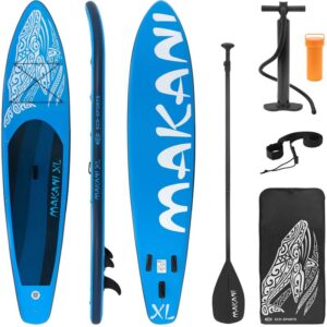 Surfboard stand up paddle tabla hinchable Makani SUP azul 380cm + accesorios