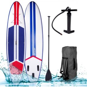 Tabla Paddle Surf hinchable Galaxy 320x76x15 cm 120kg + remo telescópico + mochila + bomba + kit de reparación. Tabla SUP BRAST