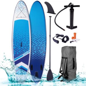 Tabla Paddle Surf inflable DUDE 320x76x15 cm, capacidad 120kg+remo telescópico+mochila+bomba+kit de reparación. Tabla SUP BRAST