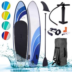 Tabla Paddle Surf inflable GLIDER 300x76x15 cm + remo telescópico + mochila + bomba + kit de reparación, capacidad 115kg. Tabla SUP BRAST