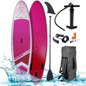 Tabla Paddle Surf inflable LADY 300x76x15 cm capacidad 110kg+remo telescópico+mochila+bomba+kit de reparación. Tabla SUP BRAST