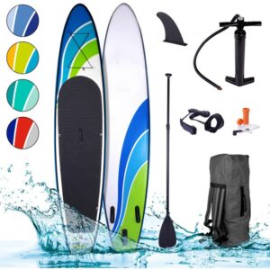Tabla Paddle Surf inflable SPEED 365x76x15cm capacidad 150kg + remo telescópico + mochila + bomba + kit de reparación + correa para el pie. Tabla SUP