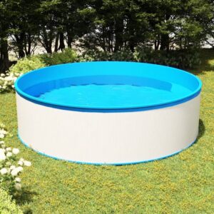 Vidaxl - Piscina de chapoteo blanca 350x90 cm