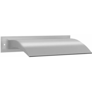 Fuente de piscina acero inoxidable plateada 45x9x26 cm Plateado - Vidaxl