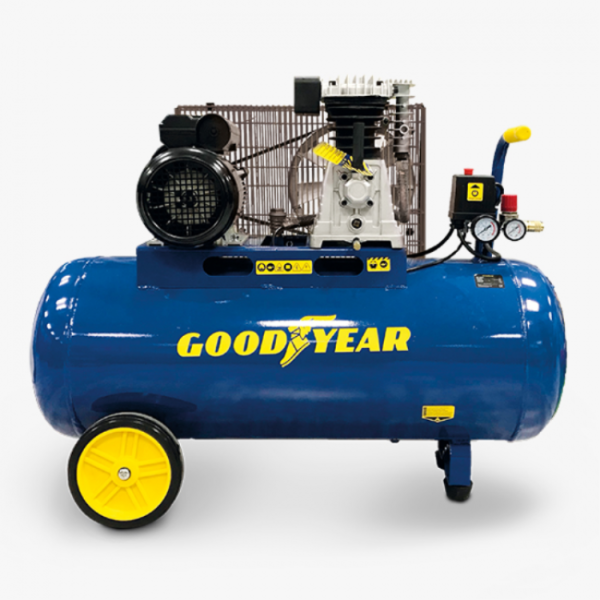 Compresor de aire de 100 litros 412 litros/min GoodYear GY163100B