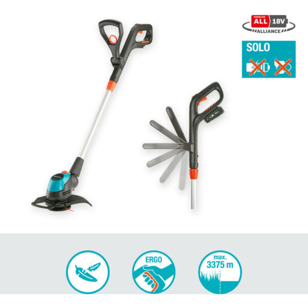 Cortabordes batería EasyCut 23 cm / 18V power for all cargador y batería no incluidos (14700-55) - Gardena