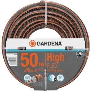 Manguera de riego jardín 50 m Comfort HighFLEX de 15 mm (5/8) (18079-26) - Gardena